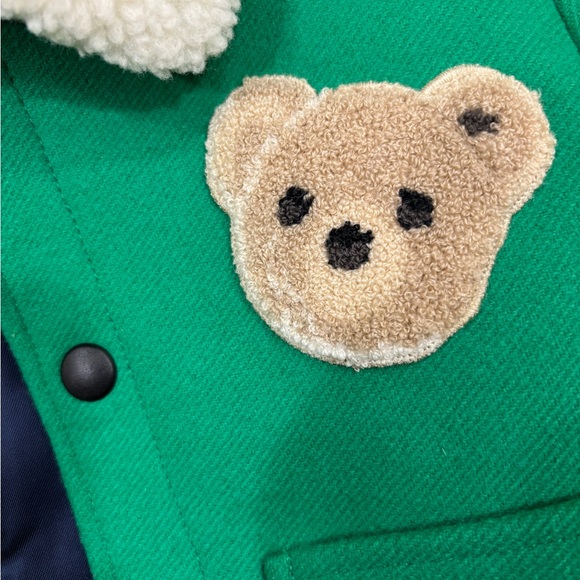 Palm Angels Toddler Puffer Teddybear Jacket Size 4 - Picture 8 of 8